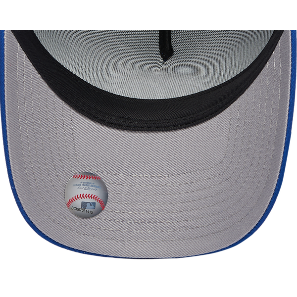 New Era Nationals 940 A Frame Adjustable Cap - Men's - Light Royal/White - Image 5