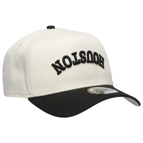 New Era Astros 9Forty A-Frame Upside Wordmark Cap - Adult - Chrome/Black - Image 3