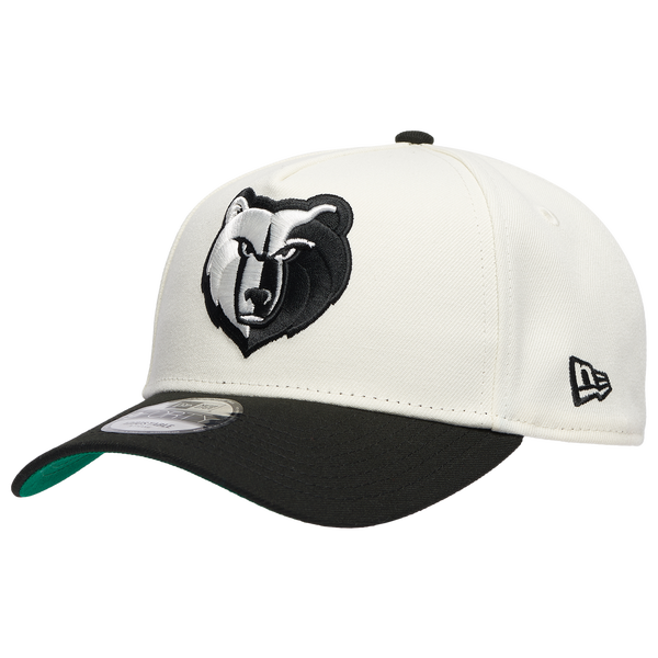 New Era Grizzlies Team 9FORTY A-Frame Chrome Cap - Men's - Chrome/Black