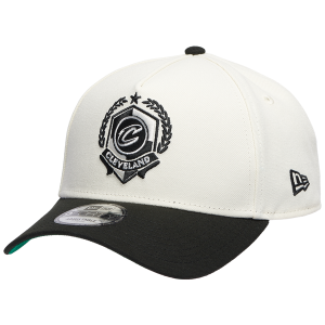New Era Cavaliers Team 9FORTY A-Frame Chrome Cap - Men's - Chrome/Black