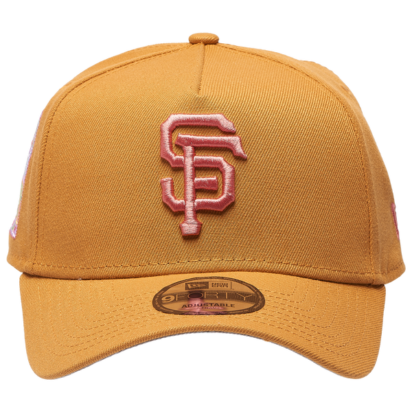 New Era Giants 9Forty Pastel Cap - Adult - Tan/Tan/Pink - Image 2