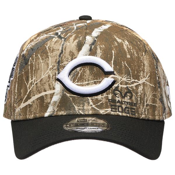 New Era Reds 940 A-Frame Snow RealTree Cap - Adult - Camo/Black - Image 2