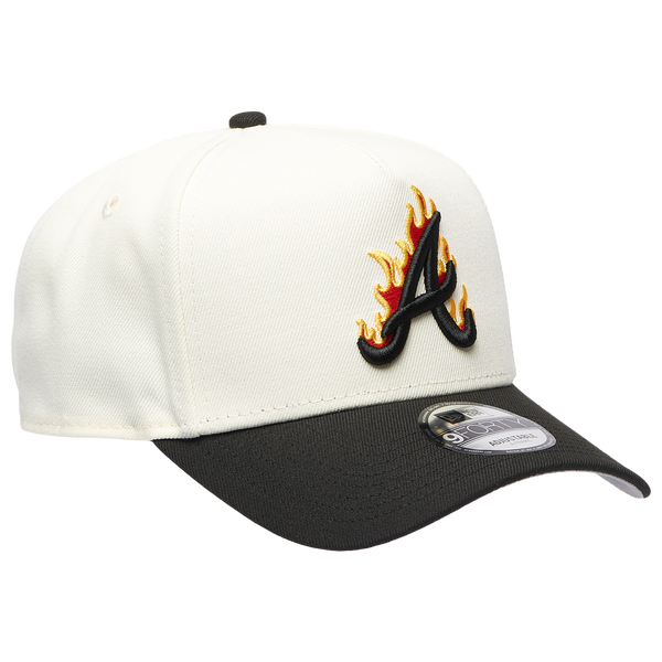 New Era MLB 940 A-Frame Flame Cap - Adult - White/Black - Image 3