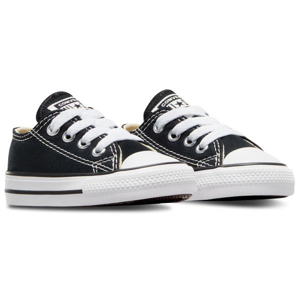 Converse All Star Low Top - Boys' Toddler - White/Black - Image 3
