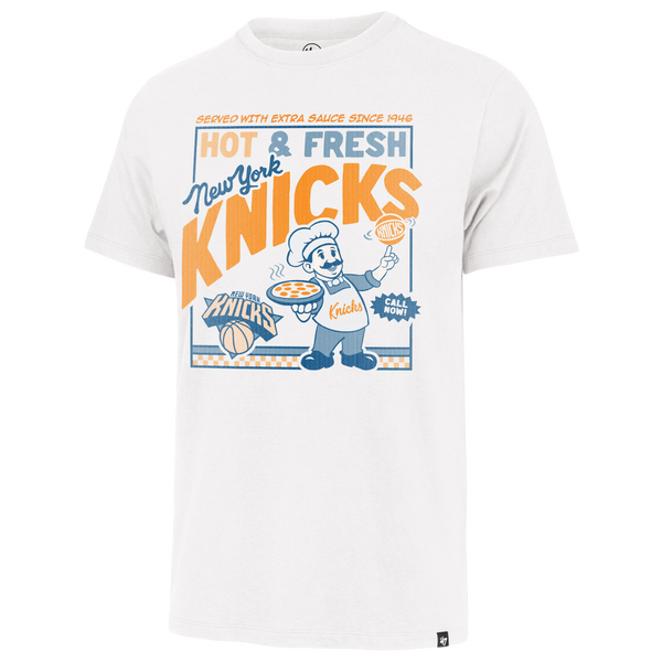 47 Brand Knicks Regional Franklin T-Shirt - Men's - White Wash