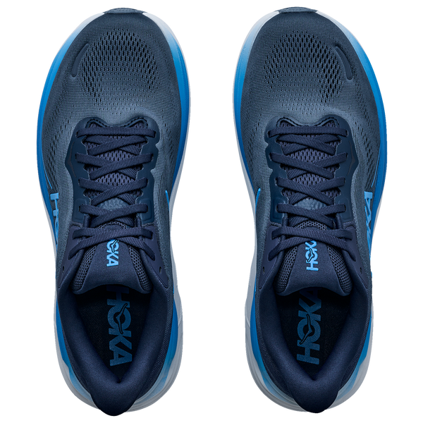 HOKA Clifton 11 - Men's - White/Navy/Blue - Image 4