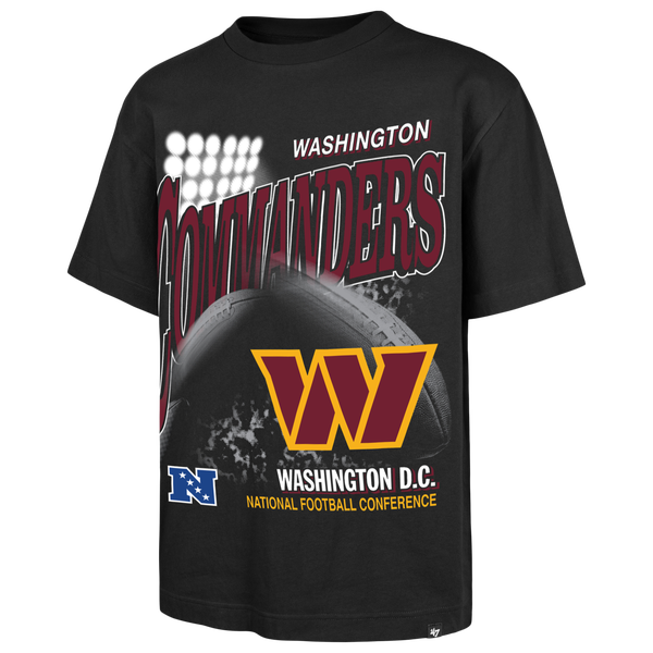 47 Brand NFL Washington Commanders Hometown S/S T-Shirt - Men's - Black