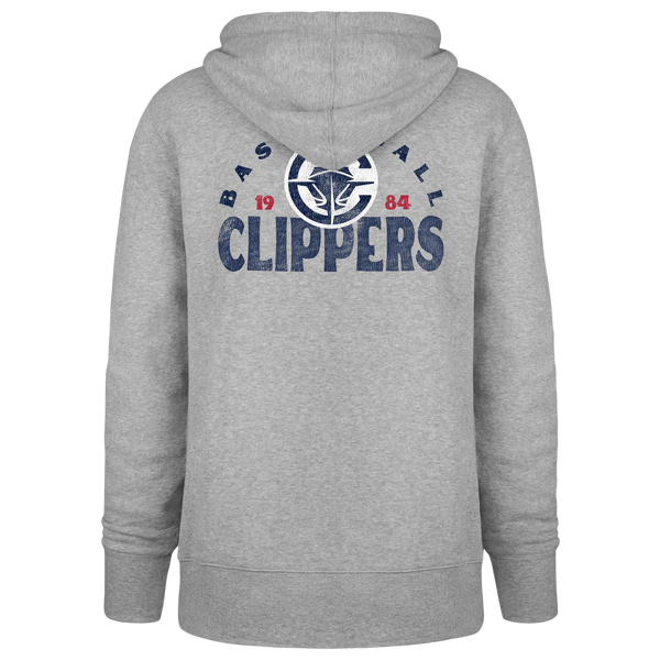 47 Brand Clippers Arcitext Headline Hoodie - Men's - Slate Gray - Image 2