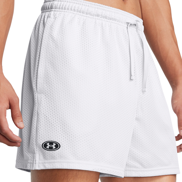 Under Armour Essential Mesh Shorts - Men's - Halo Grey/White