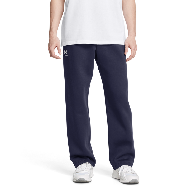 Under Armour Essential Fleece Pants - Men's - Midnight Navy/White - Image 4