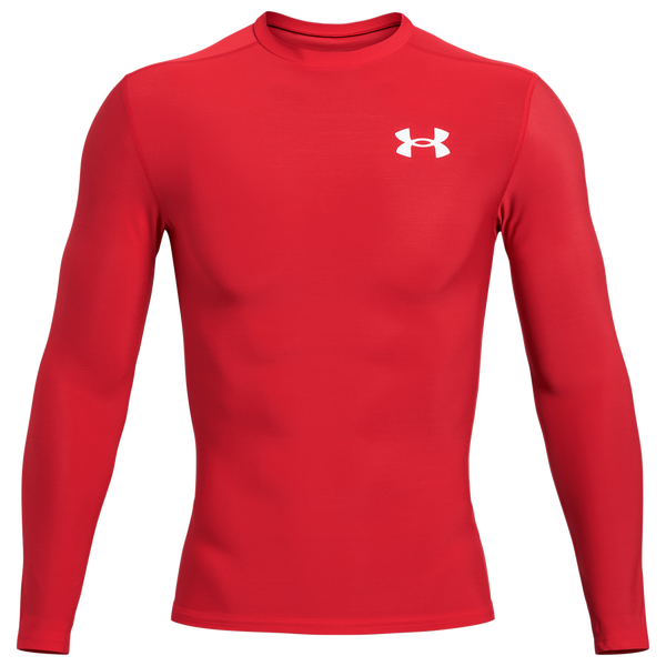 Under Armour Heatgear OG Compression Long Sleeve - Men's - Red/White