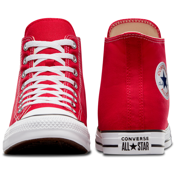 Converse All Star High Top - Men's - Bright Red/White - Image 5