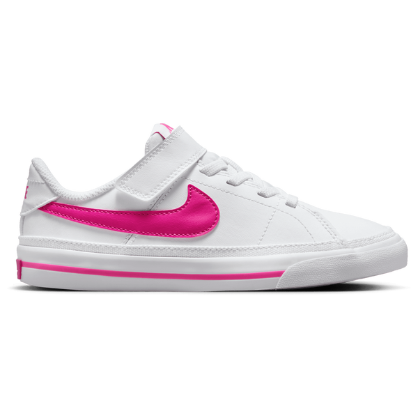 Nike Court Legacy - Boys' Preschool - White/Laser Fuchsia