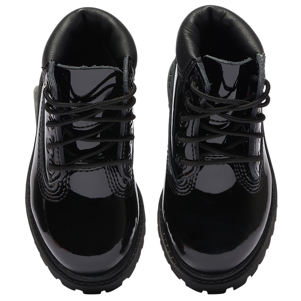 Timberland Premium 6" Waterproof Patent Leather Boots - Boys' Toddler - Black/Black - Image 4