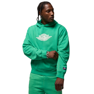 Jordan Rare Air Fleece Pullover Hoodie - Men's - Green/Tan