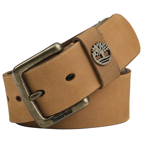 Timberland Cut-to-Fit Leather Belt - Adult - Brown/Brown