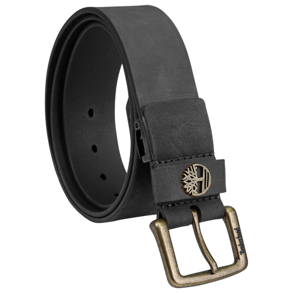Timberland Cut-to-Fit Leather Belt - Adult - Black/Black - Image 2
