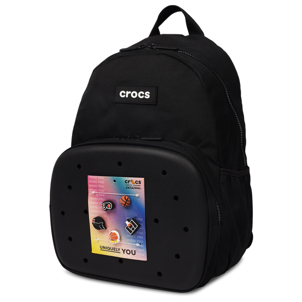 Crocs Back to School Backpack with EVA Front Pocket - Adult - Black - Image 4