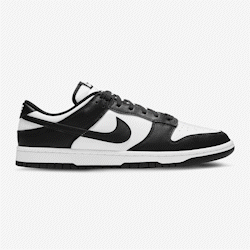 Nike Dunk Low Retro - Men's - White/White/Black - Image 10