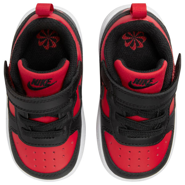 Nike Court Borough Low Recraft - Boys' Toddler - White/Black/Red - Image 5