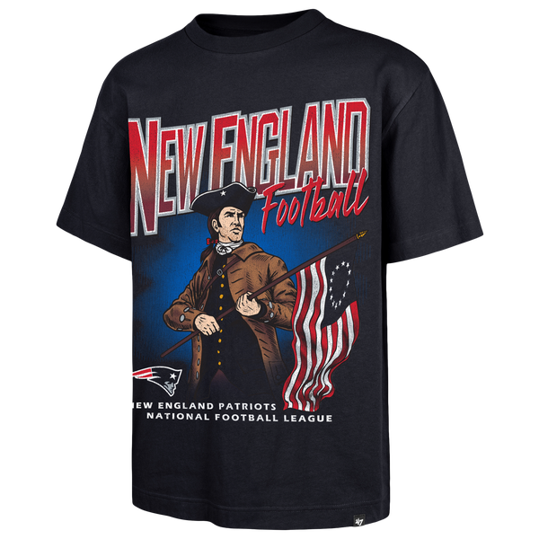 47 Brand NFL Patriots Wilderness T-Shirt - Men's - Navy