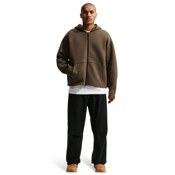 Nike Tech Fleece Ergo Full-Zip - Men's - Dark Hazel/Black - Image 3