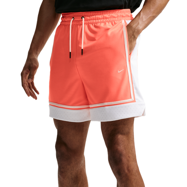 Nike Dri-FIT SI GM Pro 6IN Shorts - Men's - Turf Orange/White/Pale Ivory