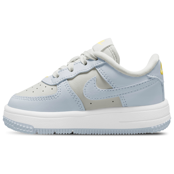 Nike Air Force 1 Low Lace - Boys' Toddler - Platinum Tint/Aura/Alabaster - Image 2