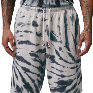 Jordan Brooklyn Festival TD Fleece Shorts - Men's - Off Noir/Sail/Black
