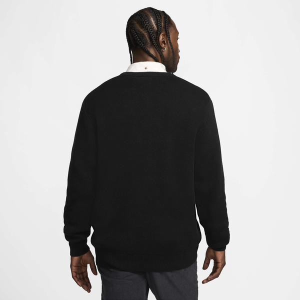 Nike Club Crew Sweater - Men's - Black/White - Image 2