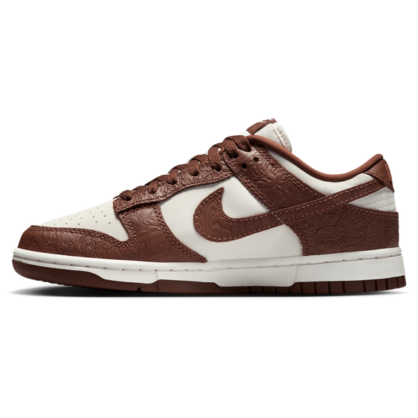 Nike Dunk Low - Women's - Sail/Sail/Fauna Brown - Image 2