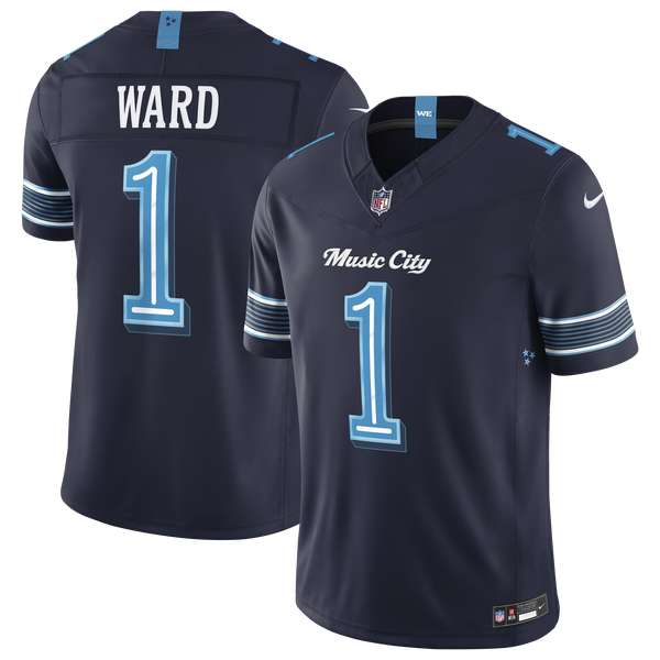 Nike Titans NFL Rival CW1 Limit Jersey - Men's - Navy