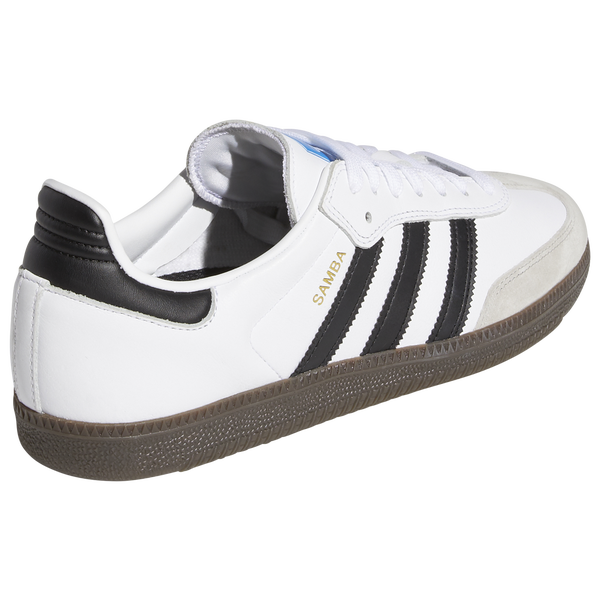 adidas Originals Samba ADV - Men's - White/Black/Gum - Image 4