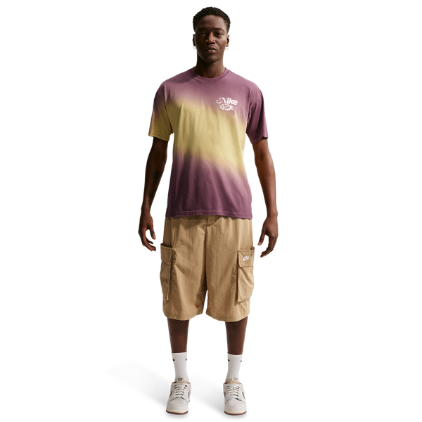 Nike NSW Dunk Dip Dye Loose T-Shirt - Men's - Tattoo/Buff Gold - Image 3