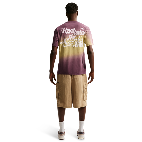 Nike NSW Dunk Dip Dye Loose T-Shirt - Men's - Tattoo/Buff Gold - Image 4