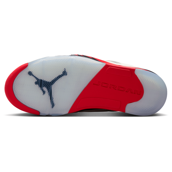 Jordan Sixty Plus Low - Men's - Sail/Black/Fire Red - Image 5