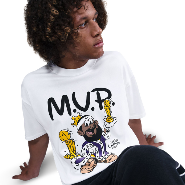 Nike Lebron M90 T-Shirt - Men's - Black/White - Image 4