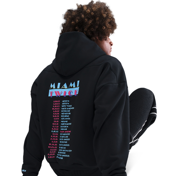 Nike Lebron TF SI Brushed Pullover Hoodie - Men's - White/Black - Image 2
