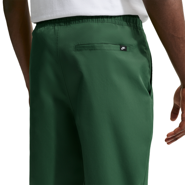Nike Club Woven Tapered Pants - Men's - White/Fir - Image 2