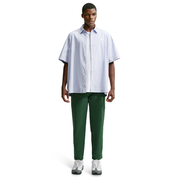Nike Club Woven Tapered Pants - Men's - White/Fir - Image 3