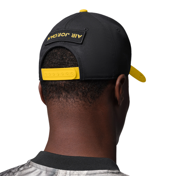 Jordan Rise Tour Cap - Adult - Black/Tour Yellow - Image 2