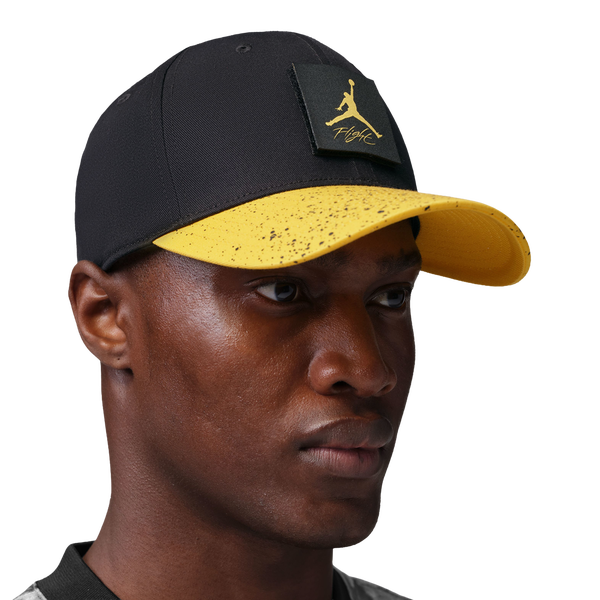 Jordan Rise Tour Cap - Adult - Black/Tour Yellow - Image 3