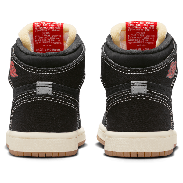Jordan 1 Retro High OG FC - Boys' Preschool - Red/Sail/Black - Image 3