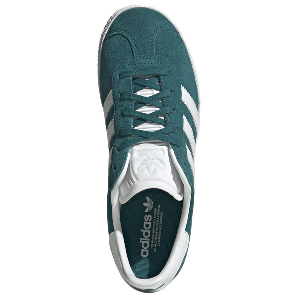 adidas Originals Gazelle - Girls' Grade School - Legacy Teal/Gold Metallic/White - Image 5