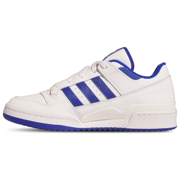 adidas Originals Forum Low CL - Men's - White/Team Royal Blue/White - Image 3
