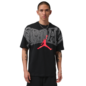 Jordan New Stretch Gfx SS Crew - Men's - Black