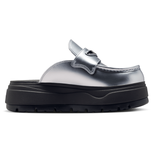 Jordan Air Jordan Mule SE - Women's - Metallic Silver/Metallic Silver/Shadow Brown