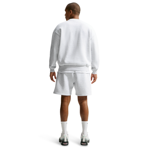 Nike Solo Basketball Long Sleeve Concept Crew - Men's - Birch Heather/Black - Image 4