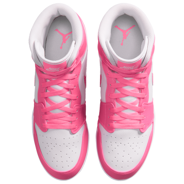 Jordan 1 Mid TD - Men's - Digital Pink/White - Image 4