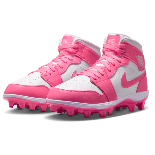 Jordan 1 Mid TD - Men's - Digital Pink/White - Image 6